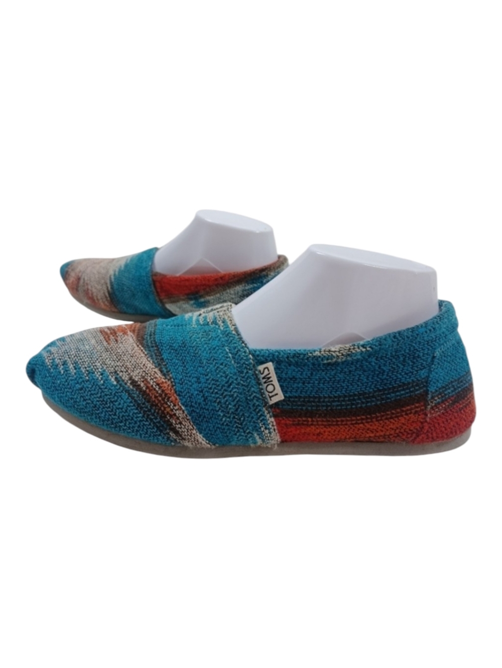 Toms Wool Faux Fur Line Slip On Slide Sneaker Shoes Women's Size 8